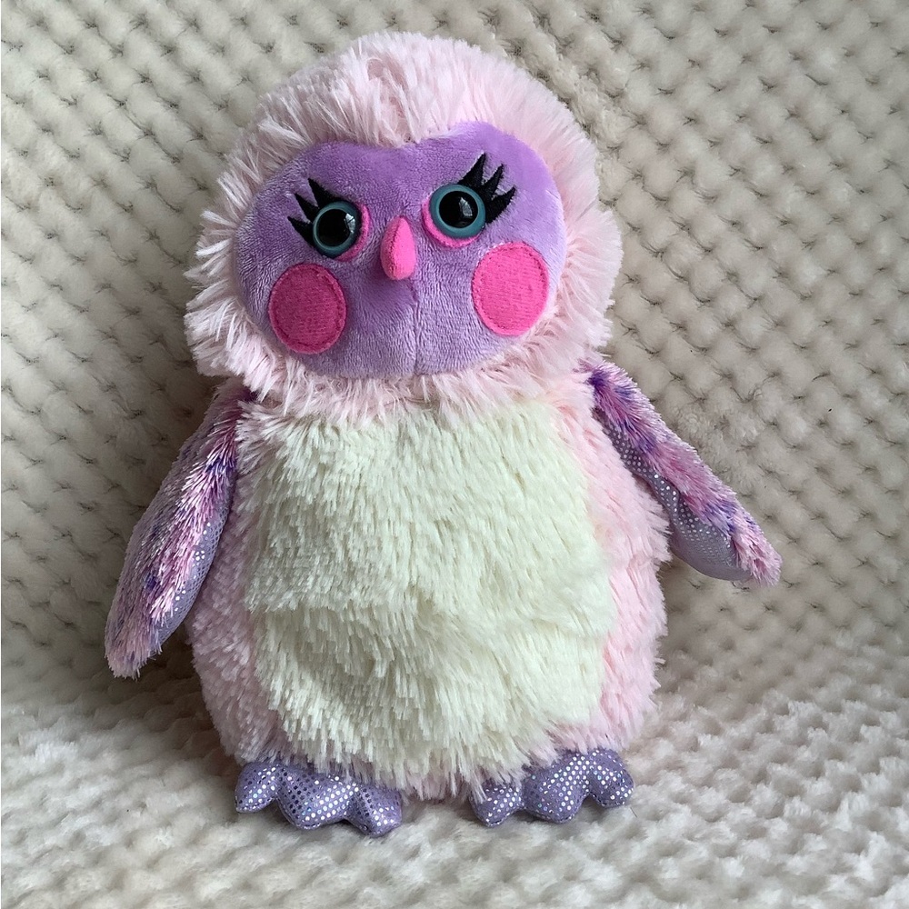 GANZ Webkinz Whooo La La Owl Pink and Purple HTF Rare HM752 no code